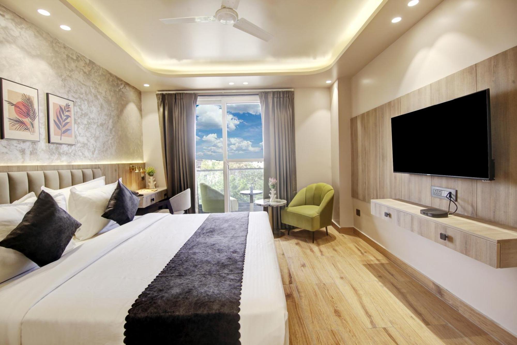 Saltstayz Premier - Near Golf Course Road & Sector 57 Gurgaon Extérieur photo